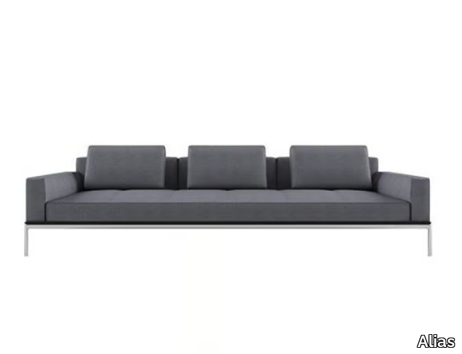 ALUZEN P03 - 3 seater fabric sofa _ Alias