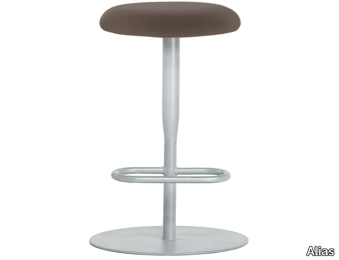 ATLAS STOOL - 756 - Swivel stool with footrest _ Alias