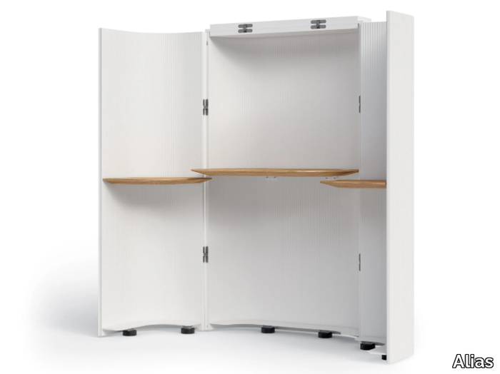 SECRETAIRE - Extruded aluminium secretary desk _ Alias