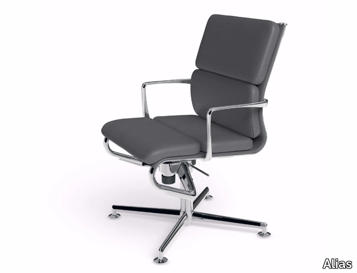 MEETINGFRAME 52 SOFT - 484 - Swivel height-adjustable office chair with armrests _ Alias