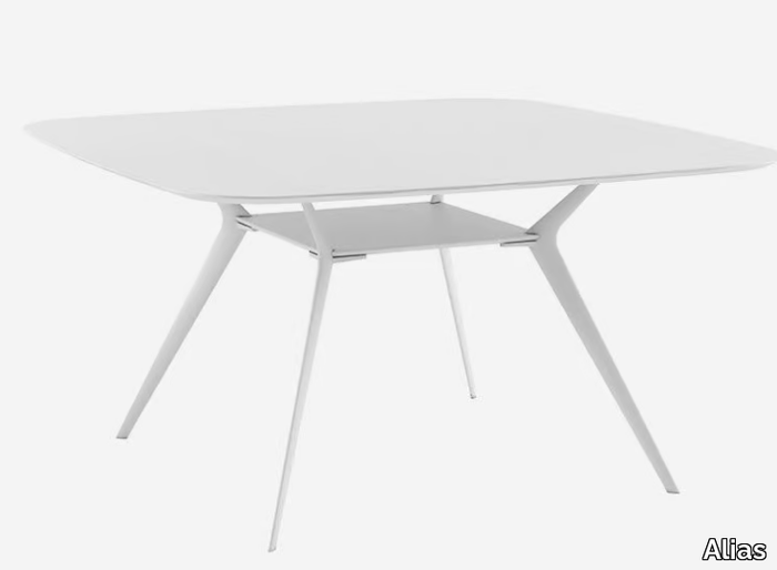 BIPLANE 140X140 / 40C - Square table _ Alias