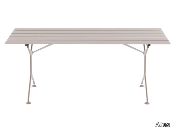 FRAMETABLE 190 FOLDING OUTDOOR - Folding rectangular garden table _ Alias