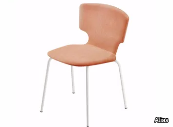 ENNA CHAIR - 52A - Stackable chair with removable cover _ Alias