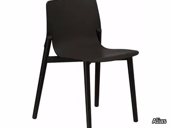 KAYAK 047 - Stackable oak chair _ Alias