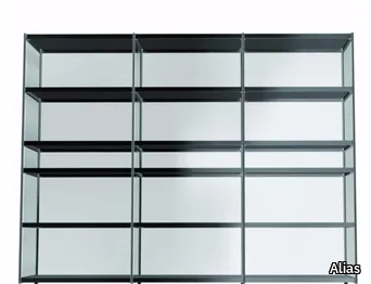 LIB013 - SEC_lib013 - Open modular methacrylate bookcase _ Alias