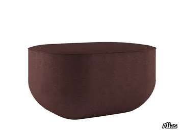 POUF OKOME - 22A - Upholstered rectangular fabric pouf _ Alias