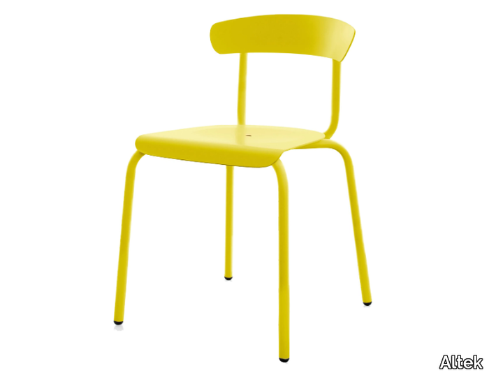 ALUMITO - Stackable aluminium chair _ Altek