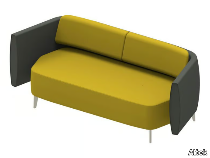 AIRWAVE 27 - Fabric sofa with backrest and leg base _ Altek