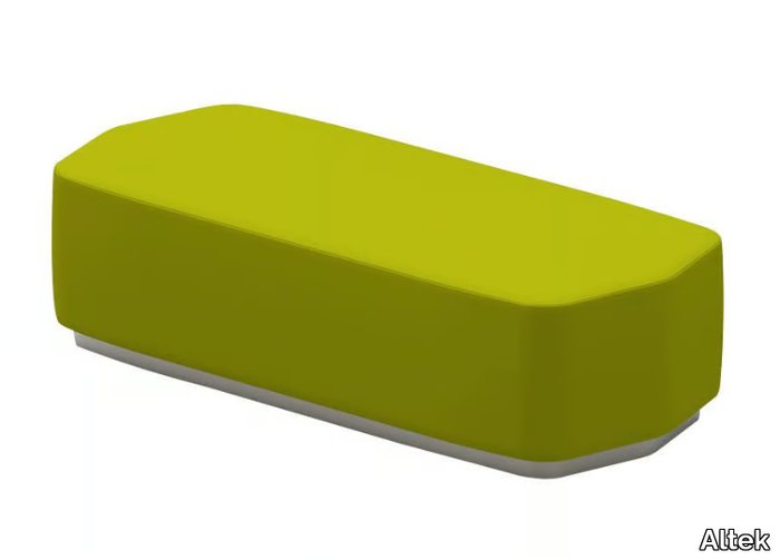 AIRWAVE 09 - Upholstered rectangular fabric bench _ Altek