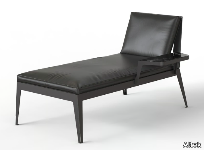 WEST COAST - Leather chaise longue _ Altek