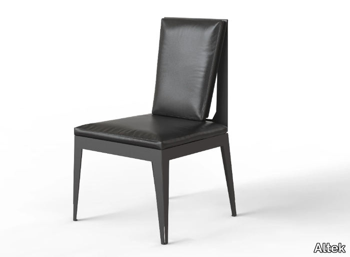 WEST COAST - Upholstered leather chair _ Altek