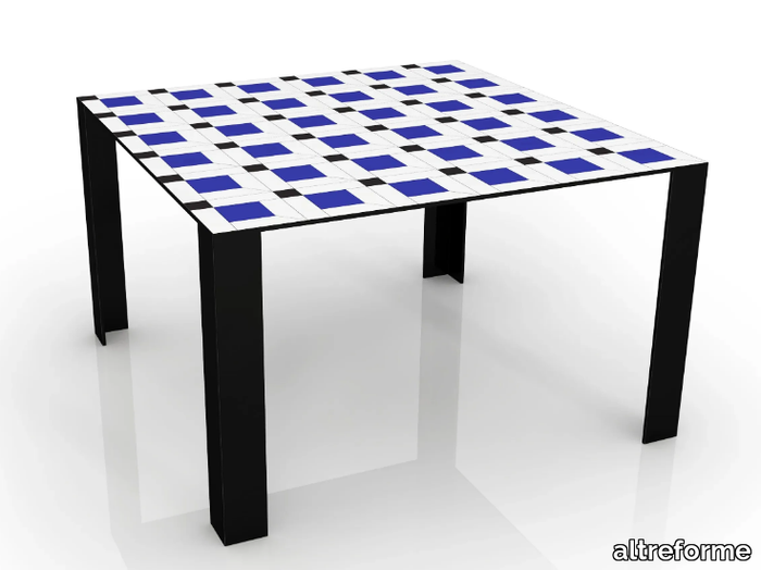 COCO - Square aluminium table _ altreforme