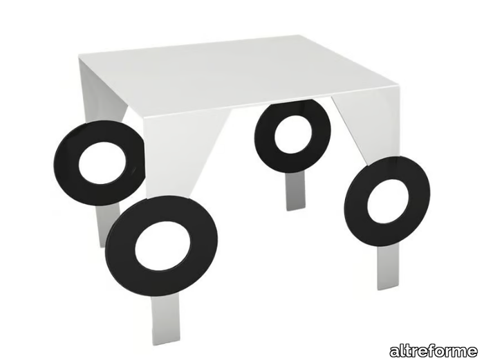 ZELDA - Square aluminium coffee table _ altreforme