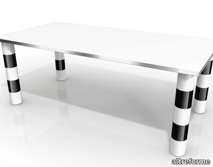 VENEZIA - Rectangular aluminium table _ altreforme