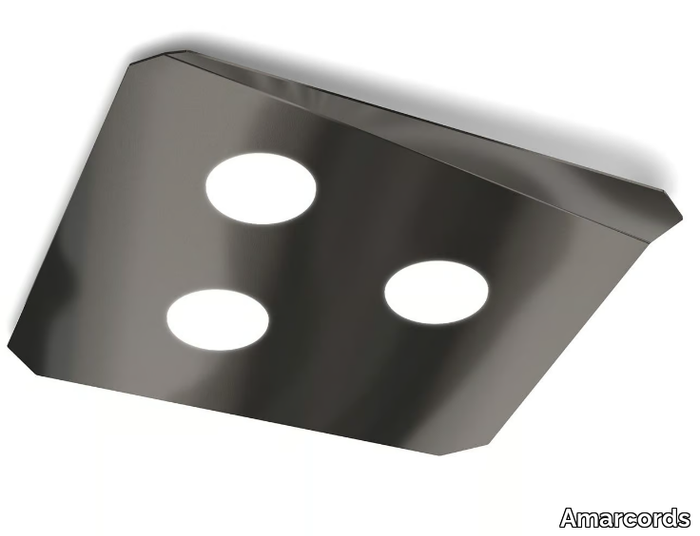 CARD X3 - Aluminium ceiling lamp _ Amarcords