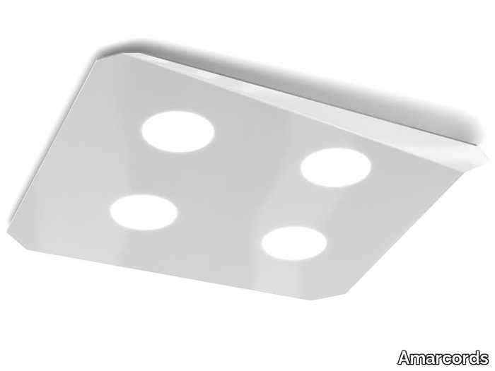 CARD X4 - Aluminium ceiling lamp _ Amarcords