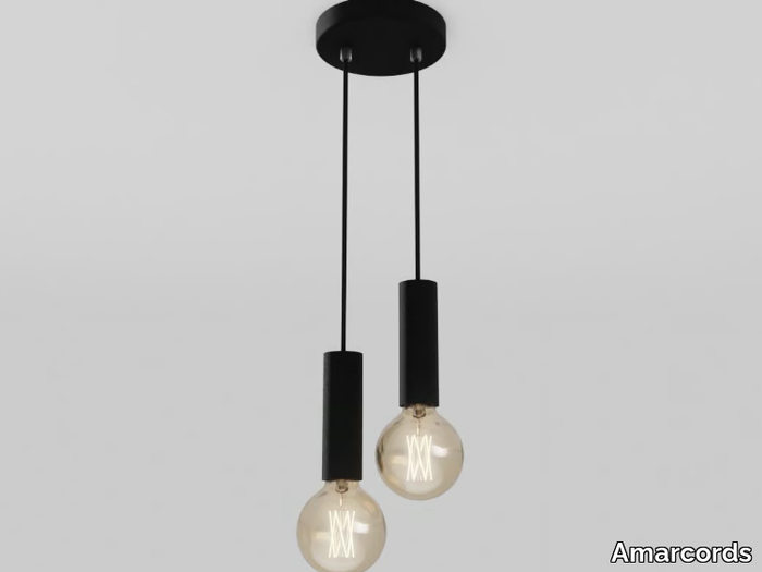 CRICCO 13X2 - Aluminium pendant lamp with magnetic ceiling rose _ Amarcords