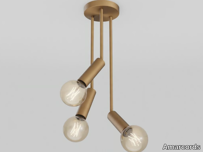 CRICCO T13X3 - Aluminium pendant lamp with magnetic ceiling rose _ Amarcords