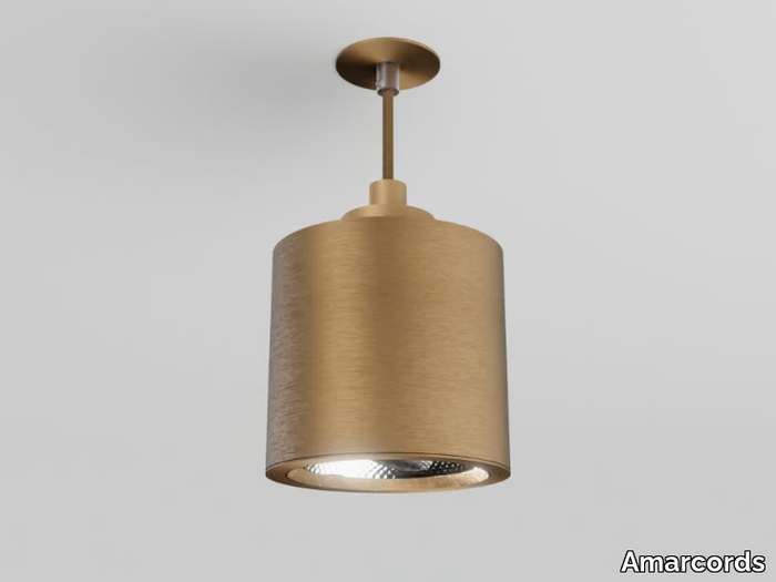 KIATTO - Aluminium pendant lamp with built-in rosette _ Amarcords