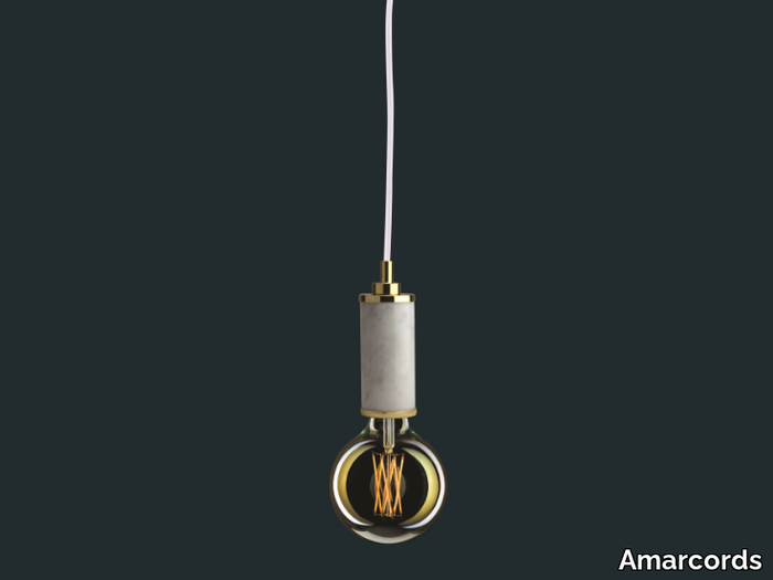 MARMO BIANCO - Marble pendant lamp _ Amarcords