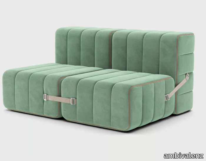 CURT SET 4 - Modular 2 seater fabric sofa _ ambivalenz