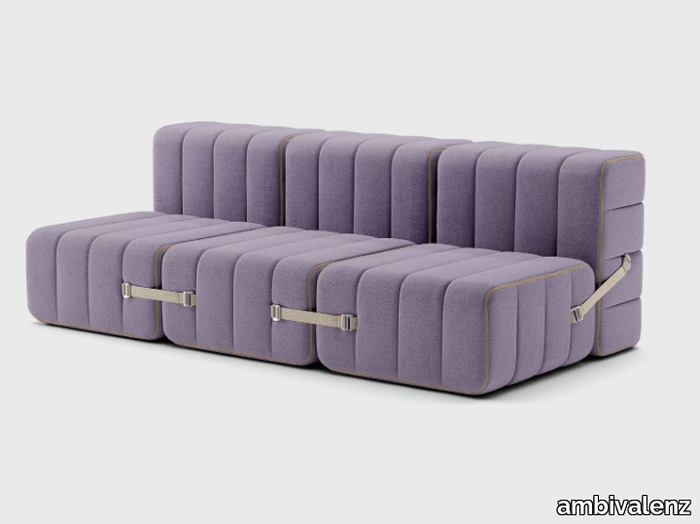 CURT SET 6 - 3 seater modular fabric sofa _ ambivalenz