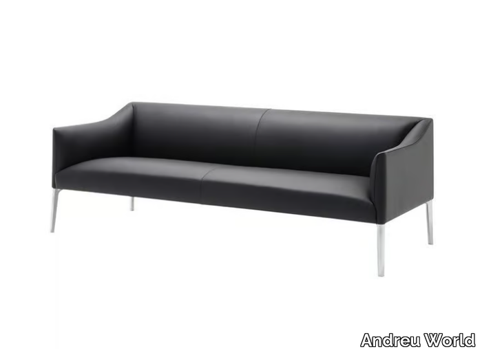 COUVÉ SF1279 - 3 seater leather sofa _ Andreu World