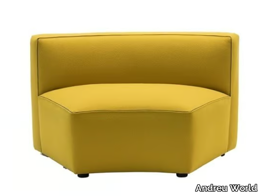 DADO SF0361 - Corner upholstered modular fabric armchair _ Andreu World