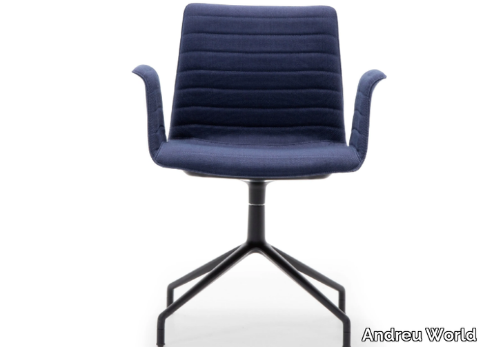 FLEX ARMCHAIR SO1646 - Swivel upholstered chair with armrests _ Andreu World