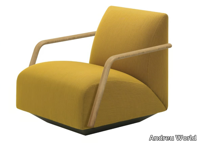 MANFRED SF2095 - Upholstered armchair with armrests _ Andreu World