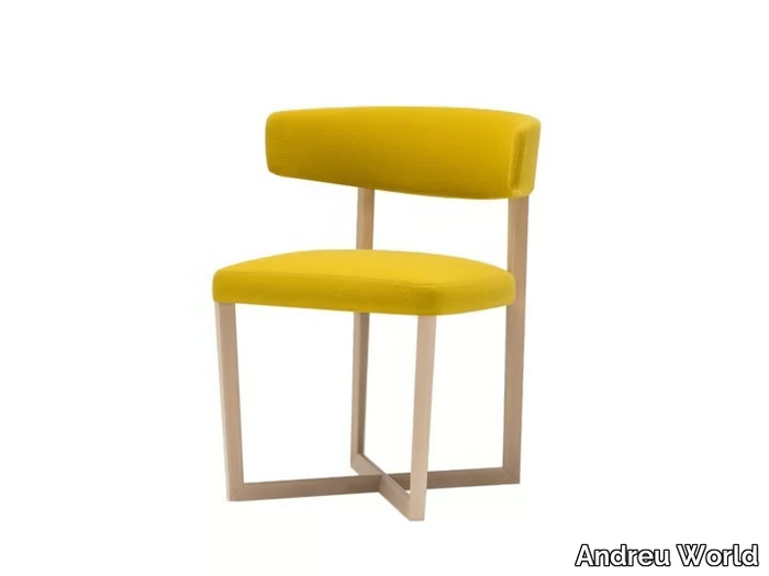 TAURO SO4205 - Upholstered beech chair open back _ Andreu World