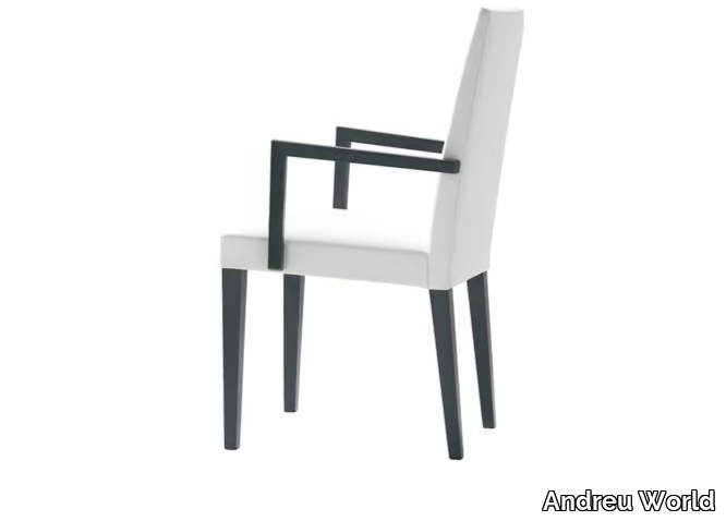 ANNA SO1371 - Upholstered chair with armrests _ Andreu World