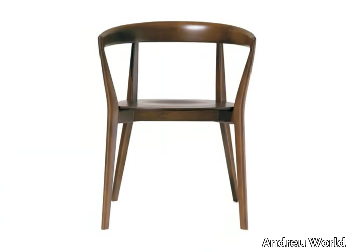 CAROLA SO0902 - Wooden chair with armrests _ Andreu World