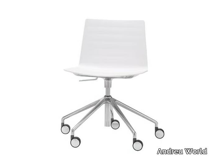 FLEX CHAIR SI1306 - Swivel height-adjustable chair with 5-spoke base _ Andreu World