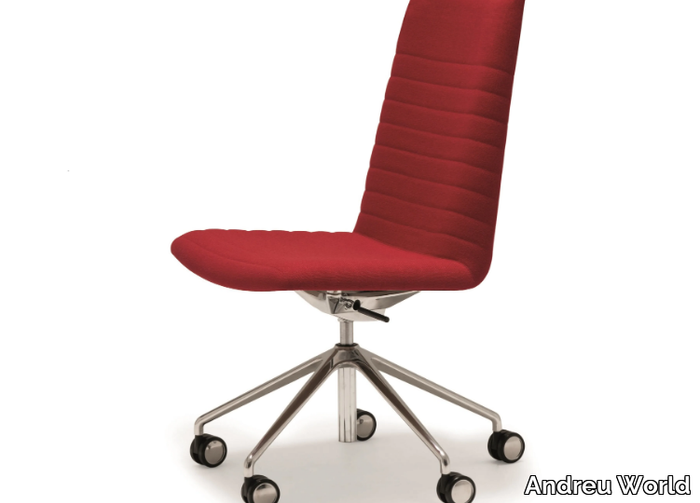 FLEX EXECUTIVE SI1857 - Swivel chair with castors with 5-spoke base _ Andreu World