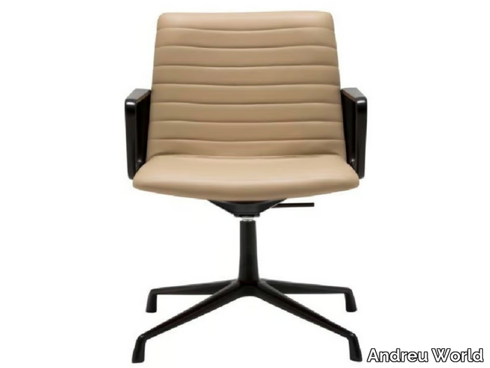 FLEX EXECUTIVE SO1844 - Swivel with 4-spoke base chair with armrests _ Andreu World