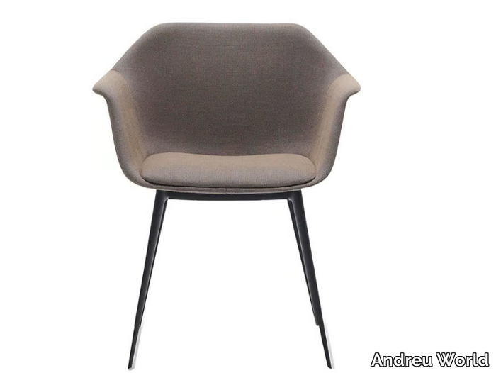 GALA SO0720 - Upholstered fabric chair with armrests _ Andreu World