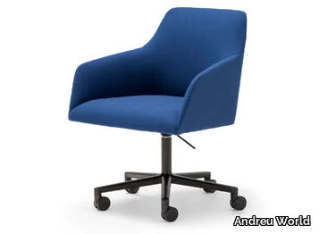 ALYA SO1537 - Swivel height-adjustable chair with castors _ Andreu World