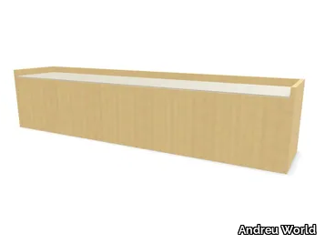 TEMPO AP04060 - Suspended laminate sideboard _ Andreu World