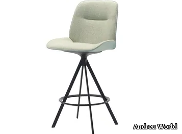 NUEZ BQ2768 - BQ2769 - Swivel upholstered barstool _ Andreu World