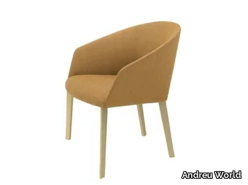 BRANDY BU2998 - Upholstered chair with armrests _ Andreu World