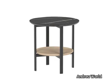 RUTA TABLE ME1920 - Round marble coffee table _ Andreu World