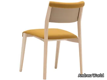 RIZO SI2040 - Solid wood chair with integrated cushion _ Andreu World