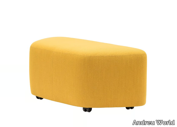 IN OUT OFFICE RS2263 - Fabric pouf with castors _ Andreu World