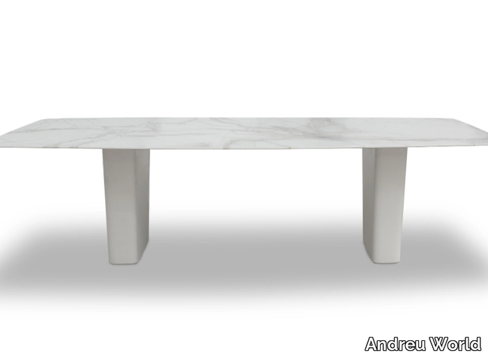 STATUS ME 02078 - Rectangular marble table _ Andreu World