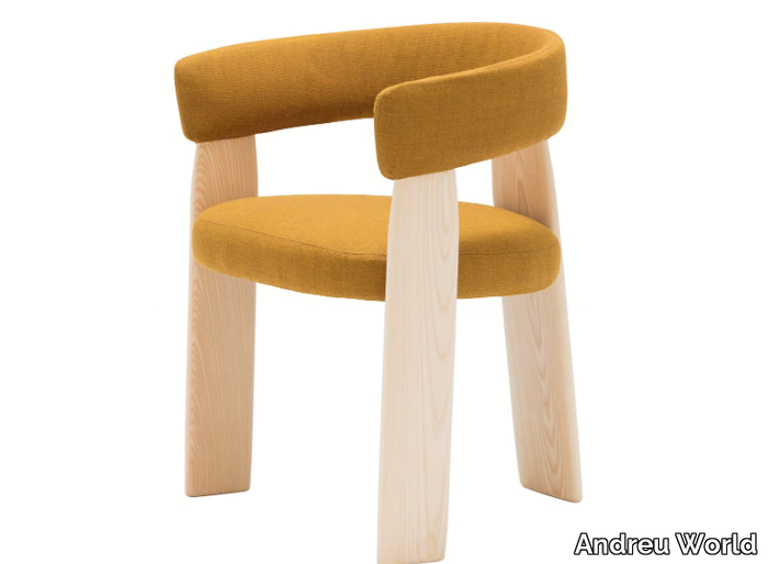 ORU SO2271 - Ash chair with armrests _ Andreu World