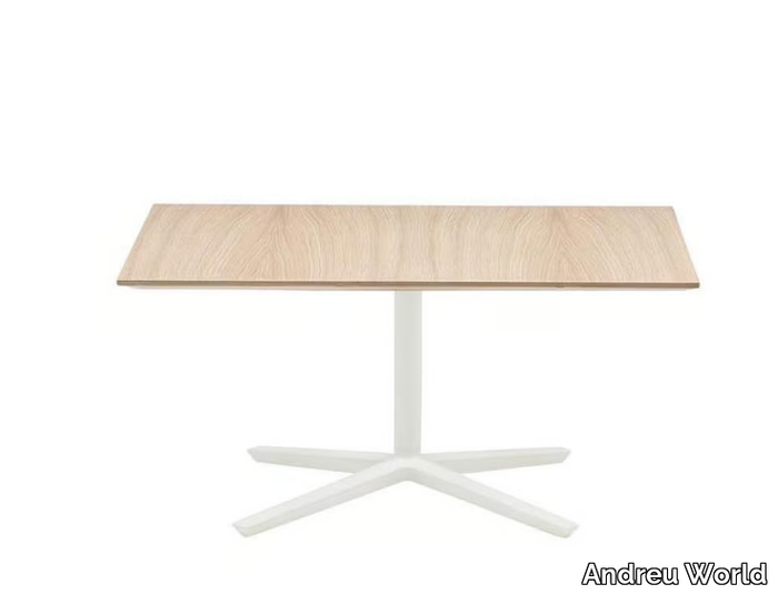 QUATTRO BM4721 - Aluminium table base with 4-spoke base _ Andreu World