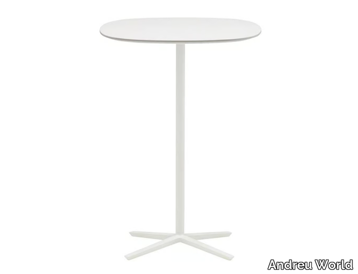 QUATTRO BM4730 - Aluminium table base with 4-spoke base _ Andreu World