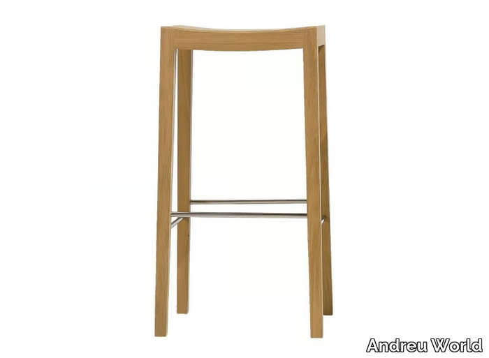 RDL BQ7297 - Wooden barstool _ Andreu World