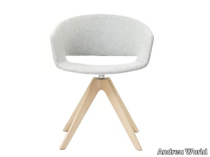 RONDA SO0460 - Swivel upholstered chair _ Andreu World